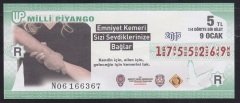 2015 9 OCAK ÇEYREK BİLET - R SERİSİ