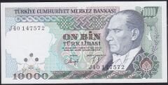 7.Emisyon 4.Tertip 10000 Lira J40 147572 Çil