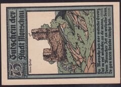 Almanya 75 Pfennig Notgeld 1921 Çil