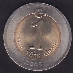 2005 Yılı 1 Lira