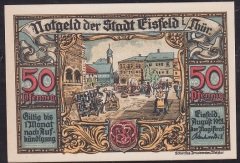 ALMANYA 50 PFENNİNG NOTGELD 1921 ÇİL eski paralar nereye satılır