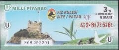 2010 9 Mart Çeyrek Bilet - U Serisi