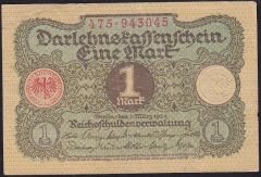 Almanya 1 Mark 1920 Çok Çok Temiz+