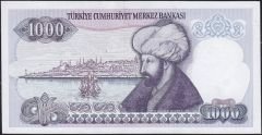 7.Emisyon 2.Tertip 1000 Lira G59 774698 Çil