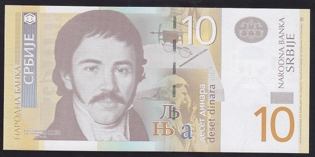 Sırbistan 10 Dinar 2011 Çil Pick 54a