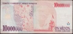 7.Emisyon 10 000 000 Lira A17 116905 Çok Temiz