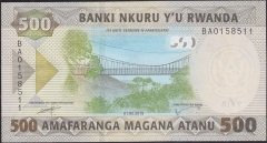 Rwanda 500 Frank 2019 Çil