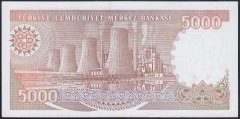 7.EMİSYON 4.TERTİP 5000 LİRA G23 518672 ÇİLALTI ÇİL