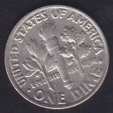 AMERİKA 1 DIME 1987 P