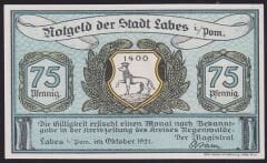 Almanya 75 Pfennig Notgeld 1921 Çil