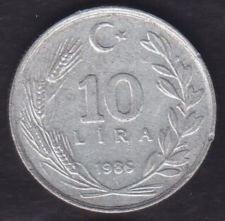 1986 Yılı 10 Lira
