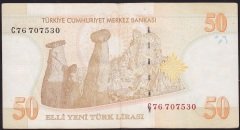 8.Emisyon 50 YTL C76 707530 Çok Temiz +