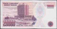 7.Emisyon 1.Tertip 20000 Lira E72 442504 Çilaltı