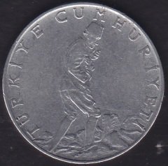 1961 Yılı 2.5 Lira Düz