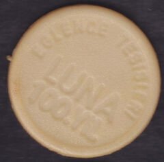 Luna 100.yıl Lunapark Jetonu Sarı