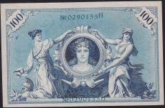 Almanya 100 Mark 1908 Çilaltı Çil