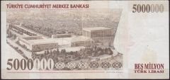 7.Emisyon 5 000 000 Lira G89 129250 Çok Temiz