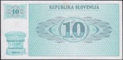 Slovenya 10 Tolarjev 1990 Çilaltı