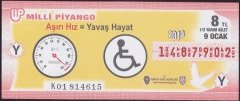 2013 9 OCAK YARIM BİLET Y SERİSİ