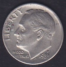AMERİKA 1 DIME 1983 P