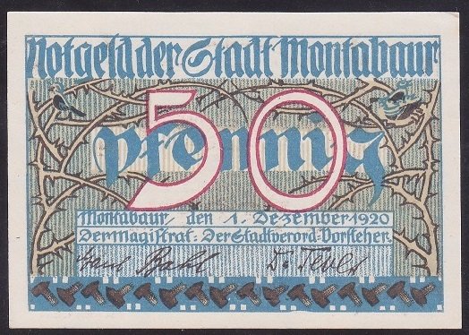 ALMANYA 50 PFENNİNG NOTGELD 1920 ÇİL
