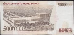 7.Emisyon 5 000 000 Lira I62 609460 Çok Çok Temiz+