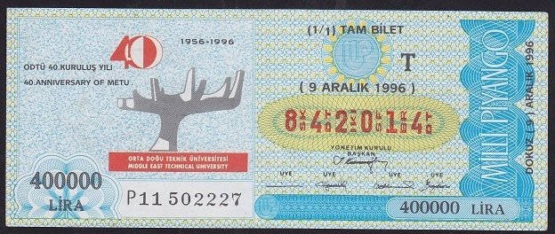 1996 9 ARALIK TAM BİLET