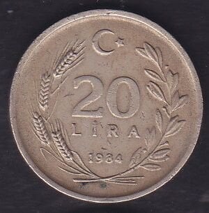 1984 Yılı 20 Lira
