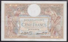 Fransa 100 Frank 1932 Çok Çok Temiz