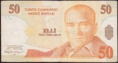 8.Emisyon 50 YTL D59 435849 Çok Temiz