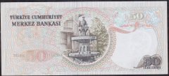 6.Emisyon 1.Tertip 50 Lira H05 334766 Çilaltı