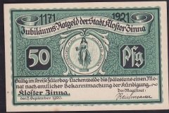 ALMANYA 50 PFENNİNG NOTGELD 1920 ÇİL