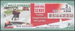 2010 9 Ocak Çeyrek Bilet - R Serisi