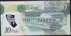 Botswana 10 Pula 2020 Çil Polimer