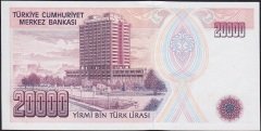 7.Emisyon 1.Tertip 20000 Lira E69 001548 Çil