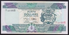 Solomon İsland 50 Dolar 1996 Çil Pick 22