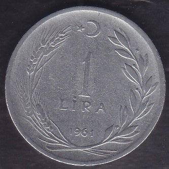 1961 YILI 1 LİRA