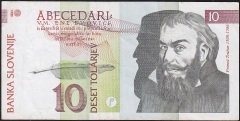 Slovenya 10 Tolarjev 1992 Çok Temiz+