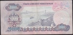 6.EMİSYON 1.TERTİP 1000 LİRA A39 019665 ÇOK TEMİZ +