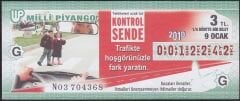 2010 9 Ocak Çeyrek Bilet - G Serisi