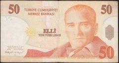 8.Emisyon 50 YTL E90 689105 Çok Temiz