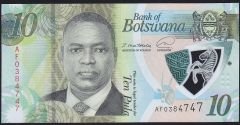 Botswana 10 Pula 2020 Çil Polimer 4747