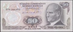6.Emisyon 1.Tertip 50 Lira G79 386463 Çil