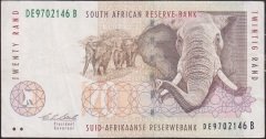 South Africa 20 Rand 1993 Çok Temiz