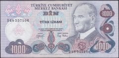 6.Emisyon 2.Tertip 1000 Lira D48 557106 Çok Çok Temiz +