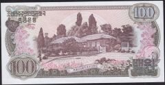 Kuzey Kore 100 Won 1978 Çilaltı Pick 22 ( Filigran bölümünde kat var,Tedavül katı değildir)