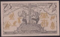 Almanya 75 Pfennig Notgeld 1921 Çil Filigranlı