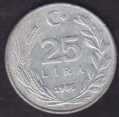 1986 Yılı 25 Lira
