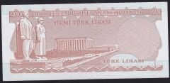 6.Emisyon 4.Tertip 20 Lira I76 802716 Çilaltı