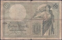 Almanya 10 Mark 1906 Temiz